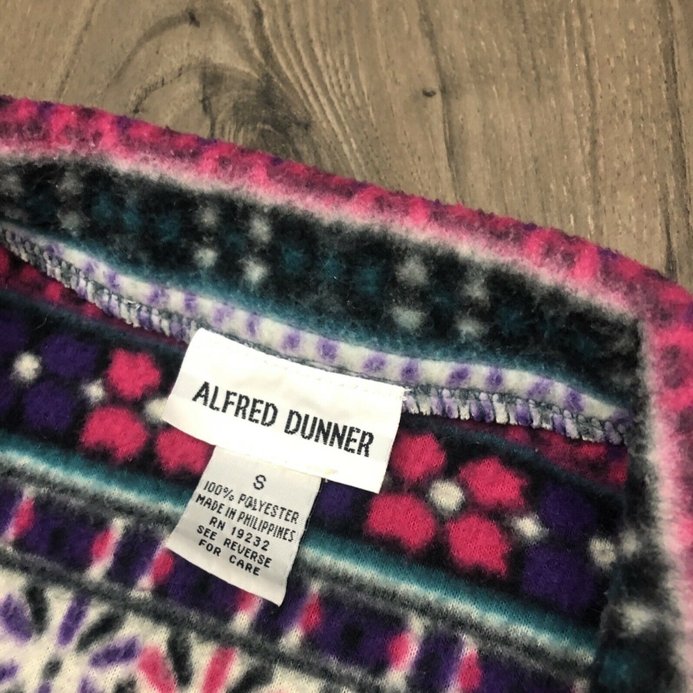 Preowned Alfred Dunner Aztec Western Design Fleece - Picture 4 of 4